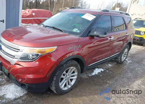 2014 Ford Explorer Xlt из США, поврежденный, VIN 1FM5K8D82EGC19390